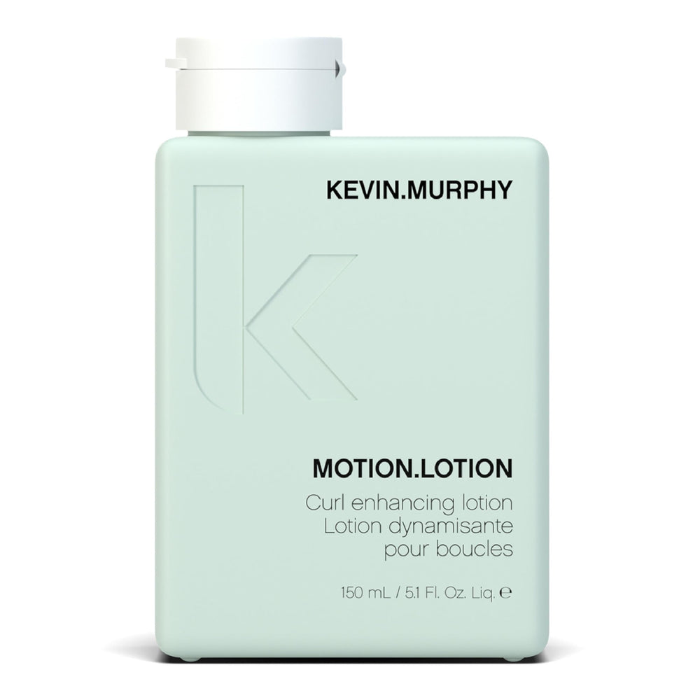 KEVIN.MURPHY MOTION.LOTION bottle showing weightless curl enhancement for fine hair.