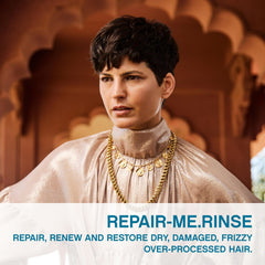 KEVIN.MURPHY REPAIR-ME.RINSE being applied to hair for nourishment