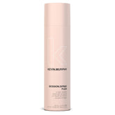 KEVIN.MURPHY SESSION.SPRAY FLEX bottle shows lightweight, flexible hold for all hair types