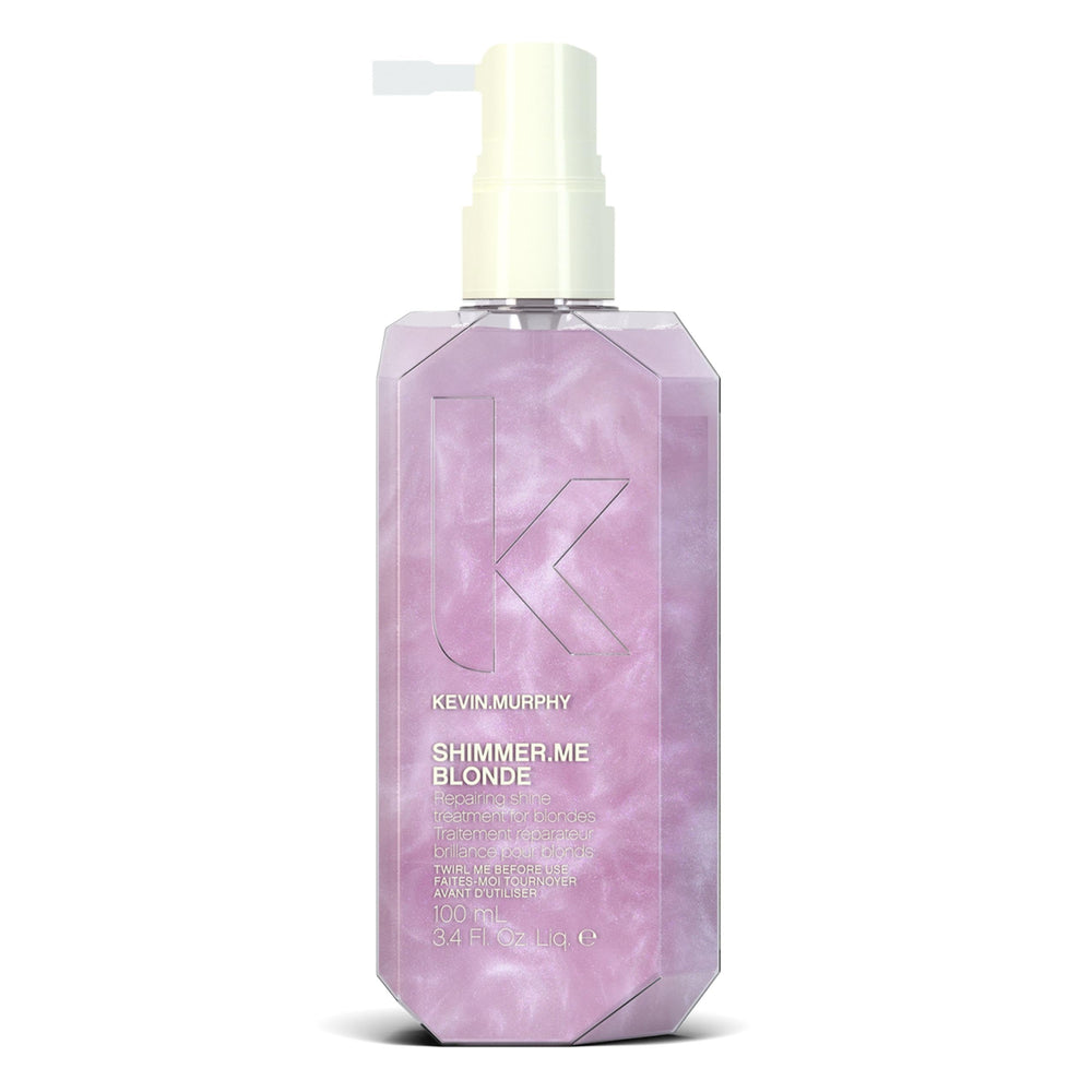 KEVIN.MURPHY SHIMMER.ME BLONDE bottle pours for radiant shine and hydration