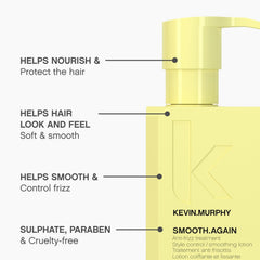 KEVIN.MURPHY SMOOTH.AGAIN demonstrates silky hair texture and shine