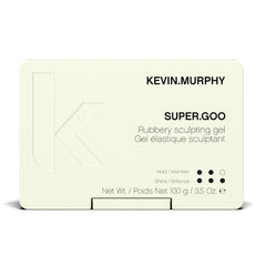 KEVIN.MURPHY SUPER.GOO bottle shows slick finish for versatile styling