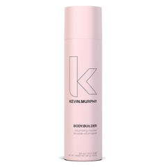 KEVIN.MURPHY BODY.BUILDER bottle front shows weightless lift for all hair types.