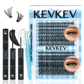 KevKev lash extension kit 280pcs offers a complete DIY lash experience for natural-looking results.