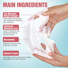 Kewhunt Bio-Collagen Mask packaging highlights premium ingredients