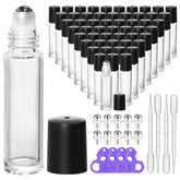 KeyWING clear 10ml bottle closeup showing glass visibility and roll-on ease