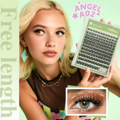 KEYYOU LASH Wispy Angel lash bundle for voluminous finish