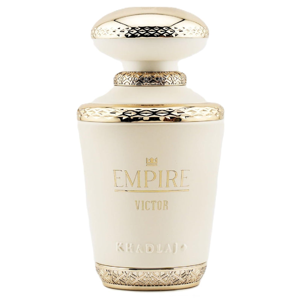 Khadlaj Empire Victor bottle-front showcases regal design for confident daily wear.