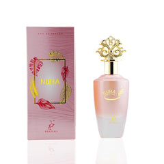 Khadlaj Nuha perfume bottle spray captures daily elegance and timeless style.