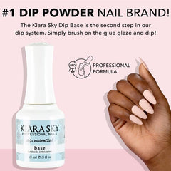 Kiara Sky Dip Base Coat USA-made label signals quality, safety, and American craftsmanship.