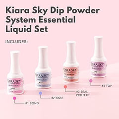Kiara Sky top coat brush stroke highlighting gloss and durable finish