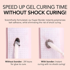 Kiara Sky lash super bonder fast-drying-time helps efficiency in appointments