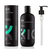 Kick Men's Conditioner Tea Tree pump bottle provides refreshing scalp care with nourished hair.