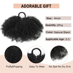 Kids Summer pony tail bow detail adds colorful charm for parties and daily wear.