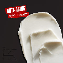 Kiehl's Age Defender Eye Repair cream texture closeup shows lightweight absorption