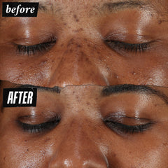 Kiehl's Clearly Corrective Serum texture swatch showing light-weight application