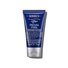Kiehl's Facial Fuel bottle shows lightweight, non-greasy daily hydration.