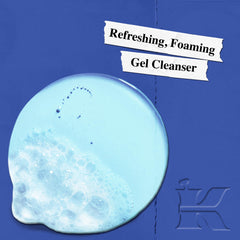 Kiehl's Facial Fuel foamy lather closeup showing rich texture.