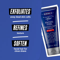 Kiehl's Facial Fuel Moisturizer SPF20 with caffeine energizes and boosts radiance.