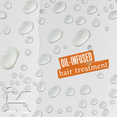 Kiehl's Smoothing Oil applied to damp hair for added volume.