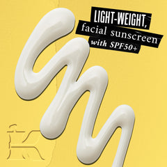 Kiehl's Super Fluid UV Defense label close-up highlighting SPF 50+.
