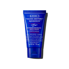 Kiehl's Ultimate Brushless Shave Cream menthol bottle cools skin for a refreshing shave.