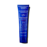 Kiehl's Ultimate Brushless Shave Cream tube close-up shows creamy texture for a smooth shave.