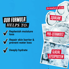 Kiehl's Ultra Facial Cream on neck in daily moisturizing routine.