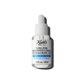 Kiehl's Ultra Pure Hyaluronic Serum bottle front shows concentrated hydration for dry skin