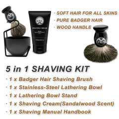 KIKC stainless steel soap cup with rich lather for a traditional wet shave