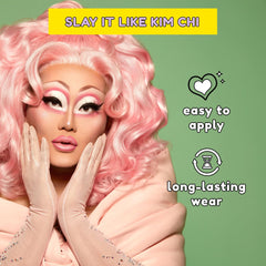 Kimchi Chic Almost Catfished no-flashback finish demonstrated on skin for natural photos