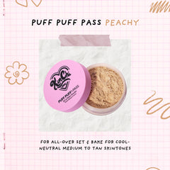 Kimchi Chic Puff Puff Pass powder close-up texture reveals matte finish.