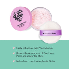 Kimchi Chic Puff Puff Pass velour puff enables precise powder application