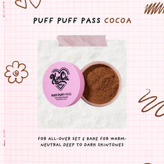 Kimchi Chic setting powder on skin demonstrates quick bake and set technique.