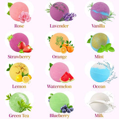 KIMHY rose-scent bath bomb for mood-lifting aromatherapy and soft skin