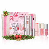 KIMUSE all-in-one makeup kit in a stylish bag for travel-ready beauty.