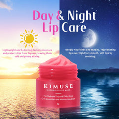 KIMUSE vitamin C nourishes lips with antioxidants and subtle berry aroma.