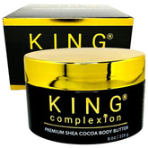 King Complexion Organic Shea Cocoa Butter jar delivers daily hydration for melanin-rich skin