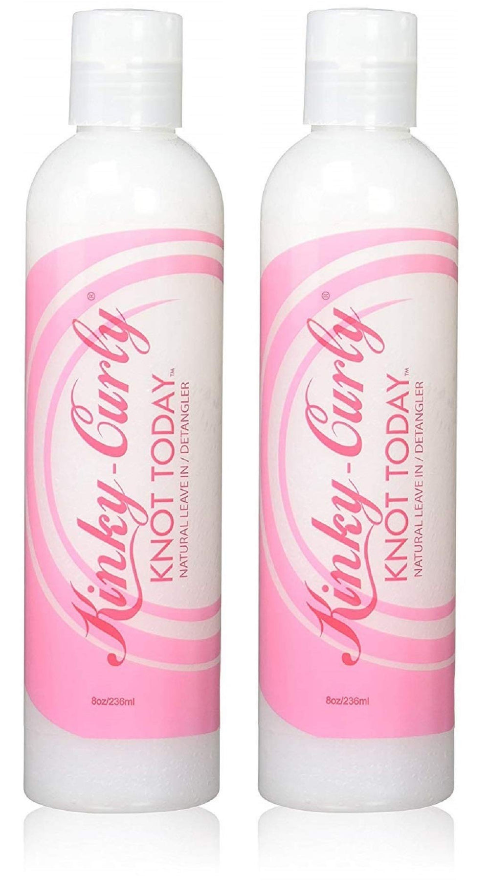 Kinky Curly Knot Today conditioner 8 oz bottle detangles curls for easy styling.