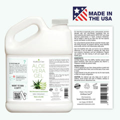 KinRose Care Aloe Vera Gel applied to hair for hydration and shine.