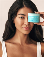 Kinship Supermello closeup-gel-cream highlights a cooling, lightweight texture