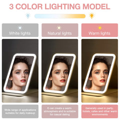 Kintion 360-degree rotation mirror for portrait or landscape views.