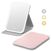 Kintion Travel Makeup Mirror shows 60 LED lights for bright, eye-friendly illumination.