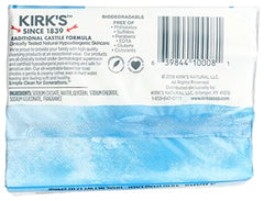 Kirk's Natural Castile Soap Original bar unwrapped and ready to use.