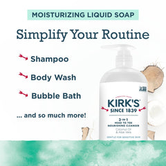 Sensitive-skin friendly formula label shown for safe family use.