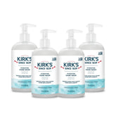 Kirk's Hydrating Hand Wash bottle with coconut oil delivers creamy cleanse for soft hands.