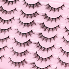 Kiromiro cat-eye design lashes widen eyes with outer corner emphasis.