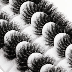Kiromiro wispy faux mink lashes 34mm cotton band comfortable all-day wear.