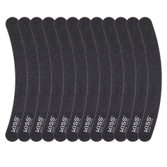 KISS Banana File 100-Coarse enables fast shaping of hard nails.