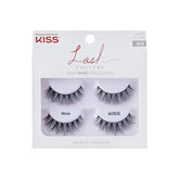 KISS Faux Mink Muse 14mm doble pack para looks naturales y duraderos